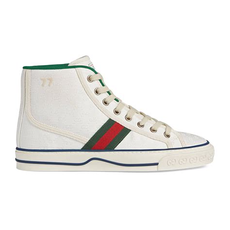 gucci tennis shoes laces|gucci tennis 1977 high top.